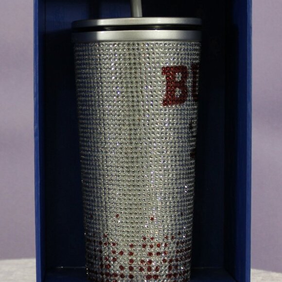 Share Chicago Bulls NBA Bling Stainless Steel 25oz Hydrapeak Insulated Tumbler - Picture 4 of 10
